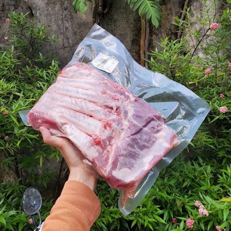 Thịt Ba Rọi Heo Tươi Lóc Sườn