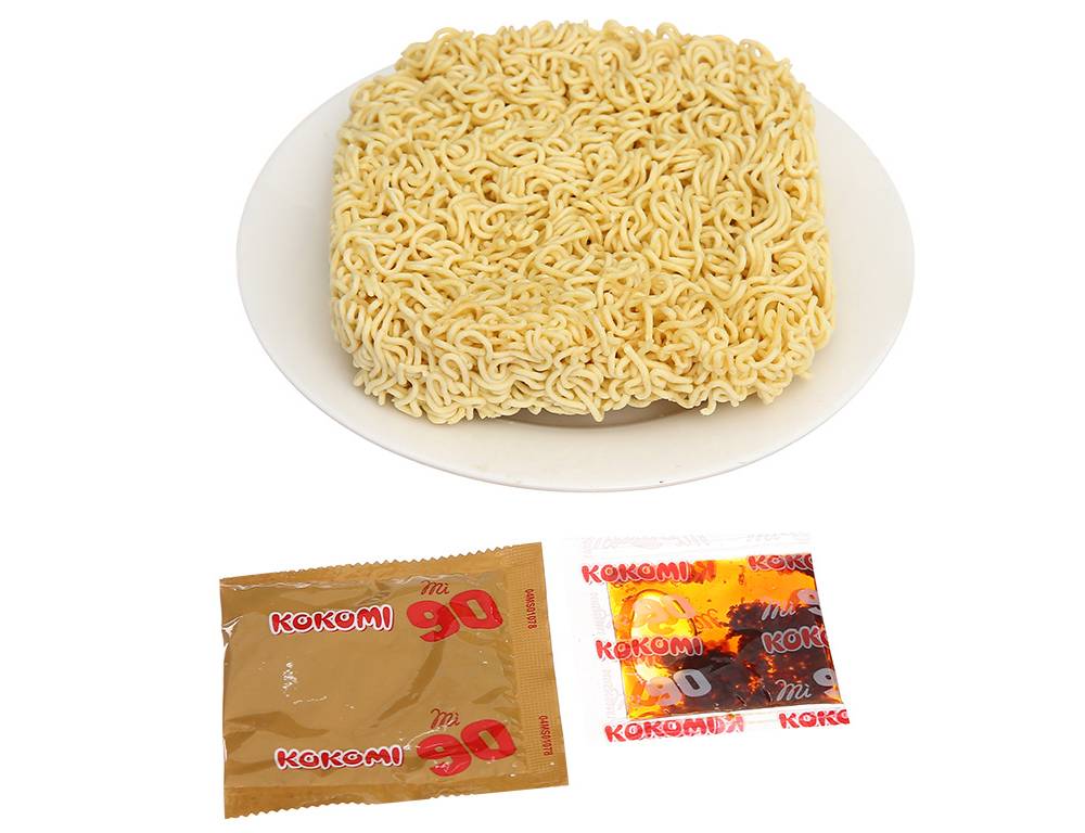 Thùng 30 gói mì Kokomi 90 tôm chua cay 90g