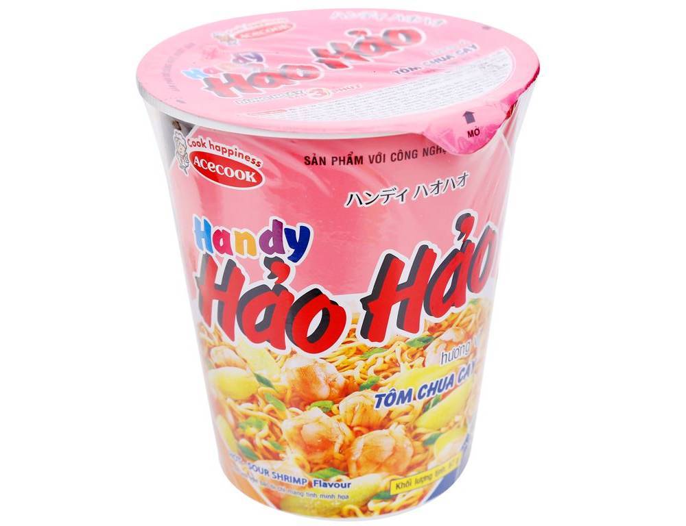 Thùng 24 ly mì Handy Hảo Hảo tôm chua cay 67g