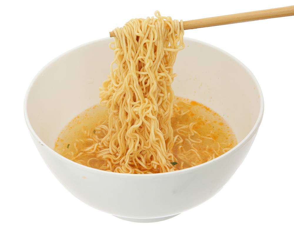 Thùng 30 gói mì Gấu Đỏ tôm và gà 63g