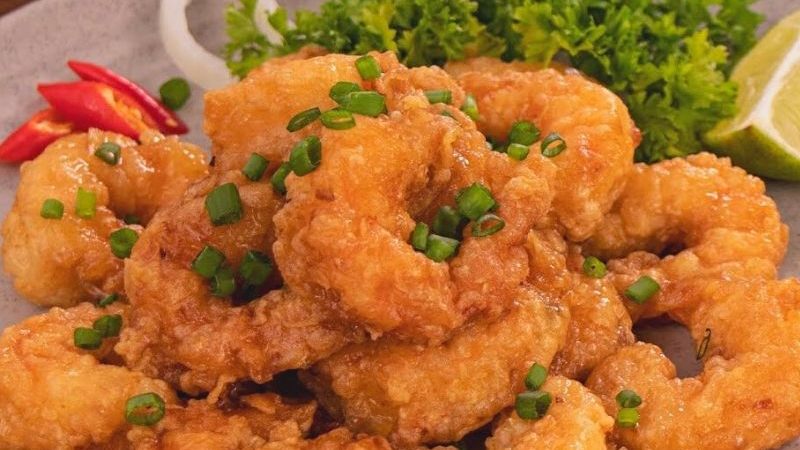 Tôm chiên nước mắm